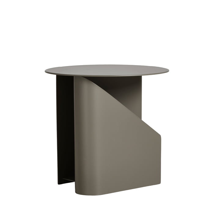 Sentrum Side table Ø 40 x H 36 cm from Woud in taupe
