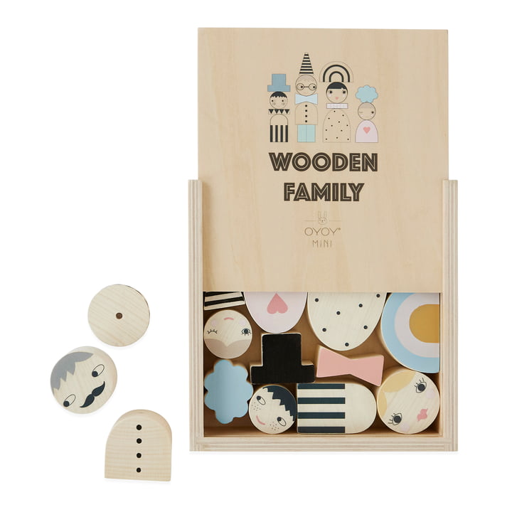 Wooden toy family, nature of OYOY