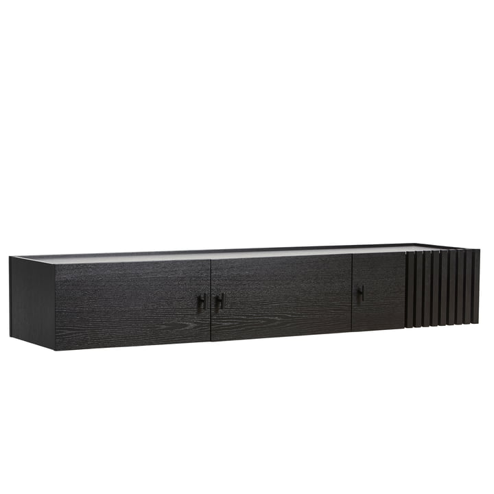 Array Sideboard 150 cm from Woud in black (wall mounted)
