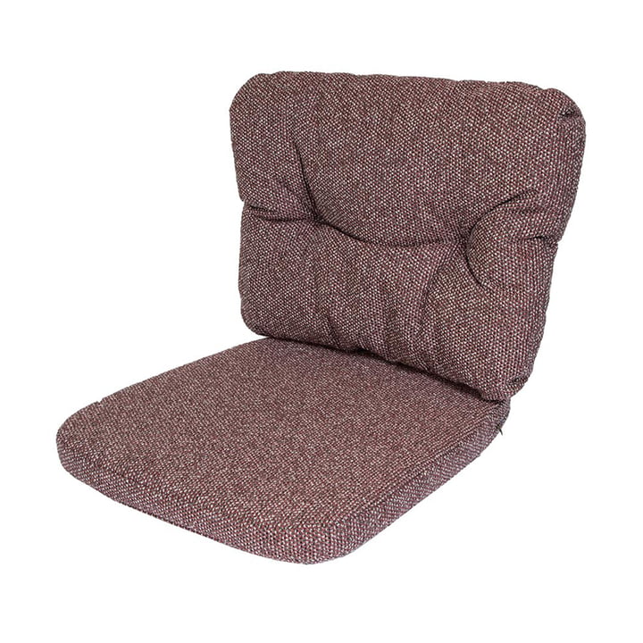 Cushion set for Ocean armchair from Cane-line in dark bordeaux