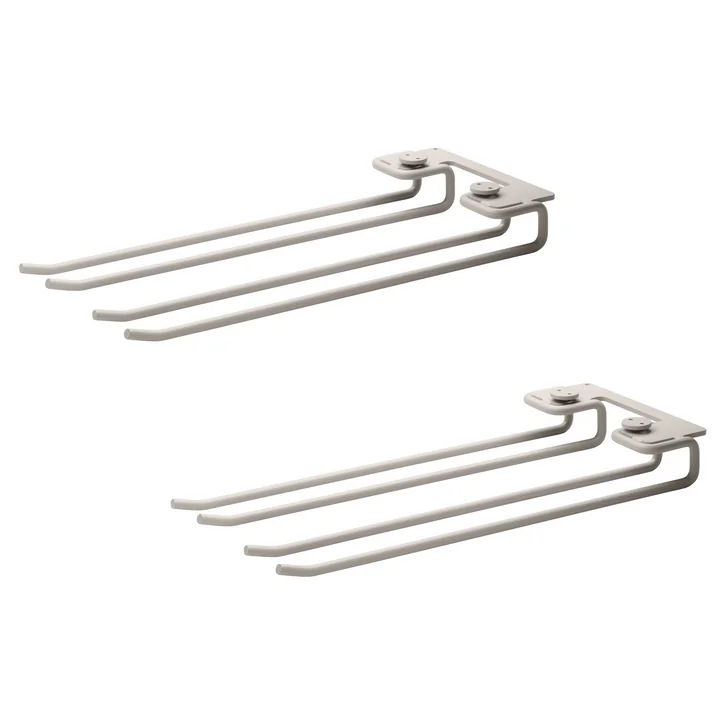 Hanger Rack Module for wine glasses 16 x 30 cm from String in beige (set of 2)