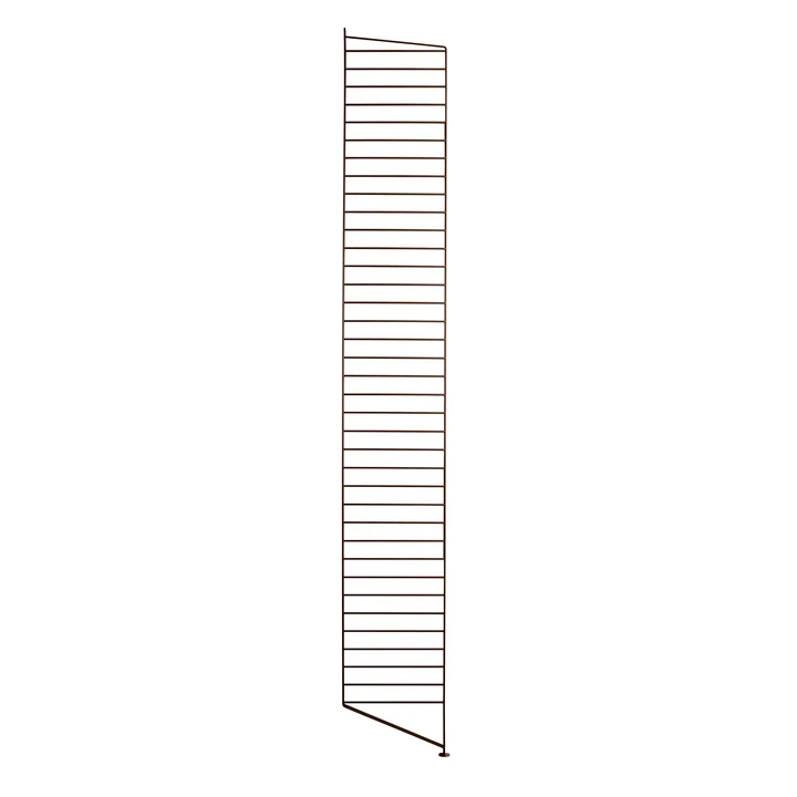 Bottom ladder for String shelf 200 x 30 cm from String in brown