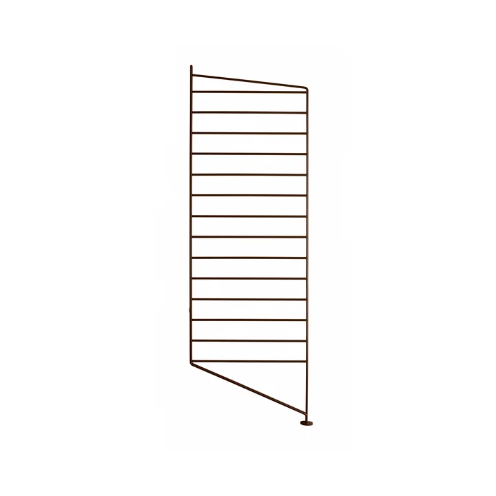 Bottom ladder for String shelf 85 x 30 cm from String in brown