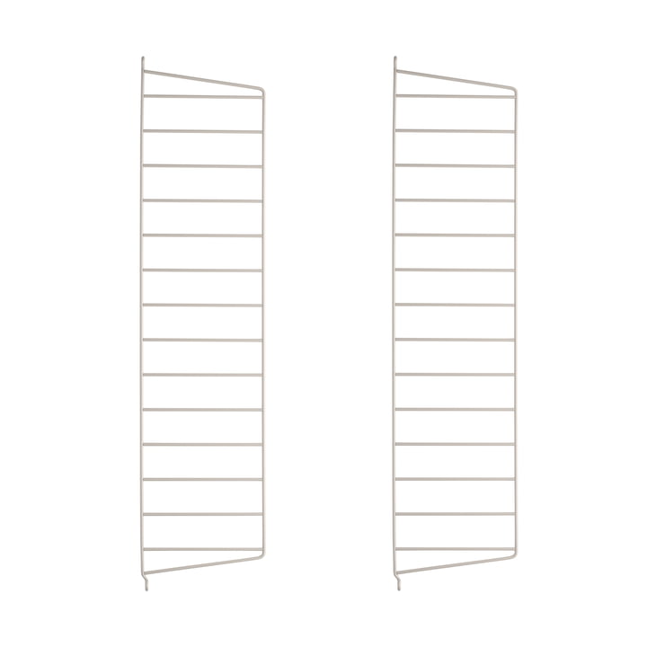 String - Wall ladder for String shelf 75 x 20 cm (set of 2), beige