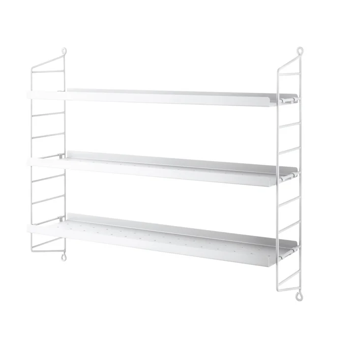 Pocket Metal from String in white