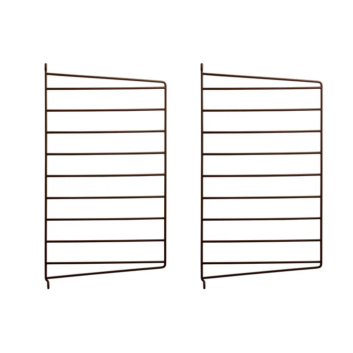 Wall ladder for String Shelf 50 x 30 cm (set of 2) from String in brown