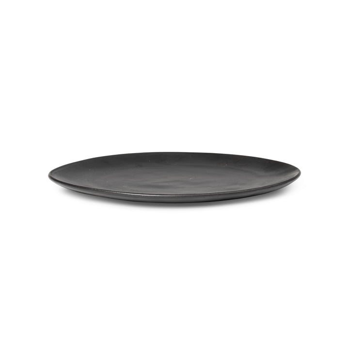 Flow Plate Ø 22 cm from ferm Living in black