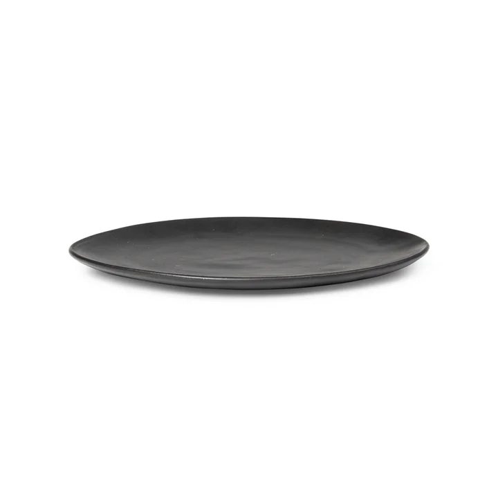 Flow Plate Ø 22 cm from Ferm Living in black