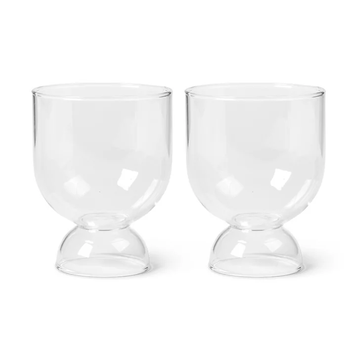 Still Drinking glasses from Ferm Living in a set of 2