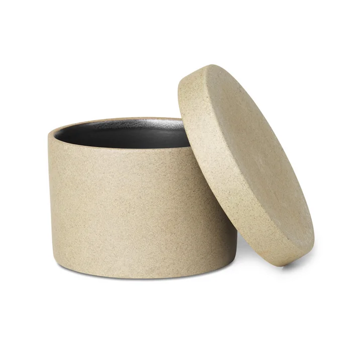 Bon Accessoires Storage box small from Ferm Living in beige / black