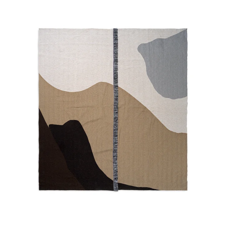 Vista bedspread 240 x 250 cm by Ferm Living in sand