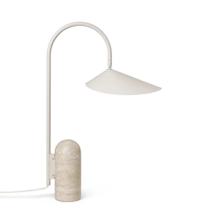 Arum table lamp by Ferm Living in cashmere