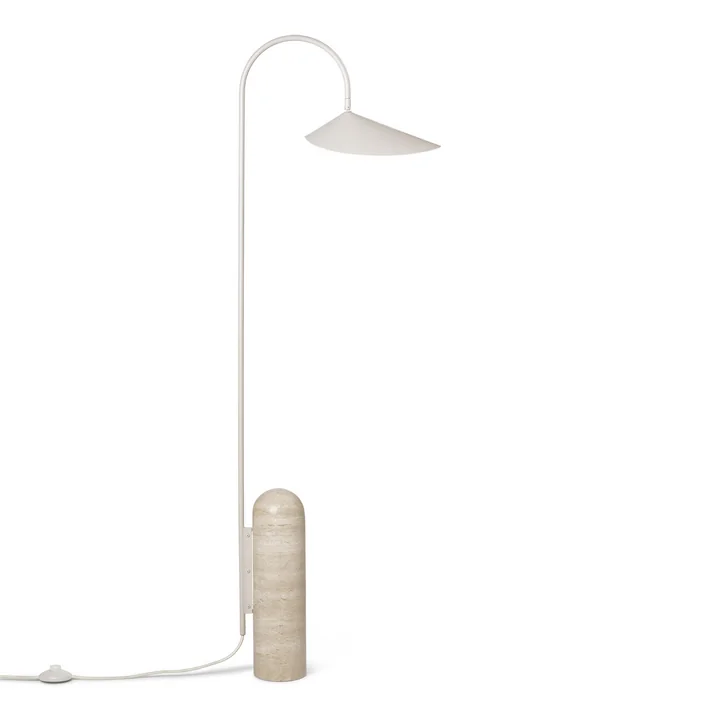 Arum floor lamp by Ferm Living in cashmere