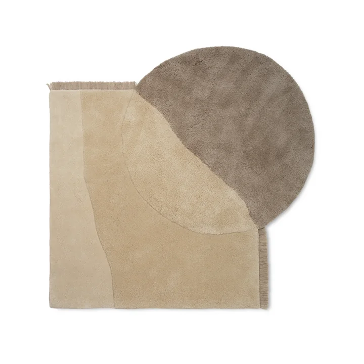 View Tufted Carpet by Ferm Living in beige