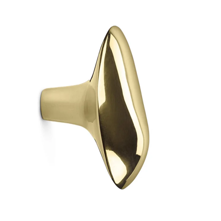 Chanterelle Wall hook from Ferm Living in brass