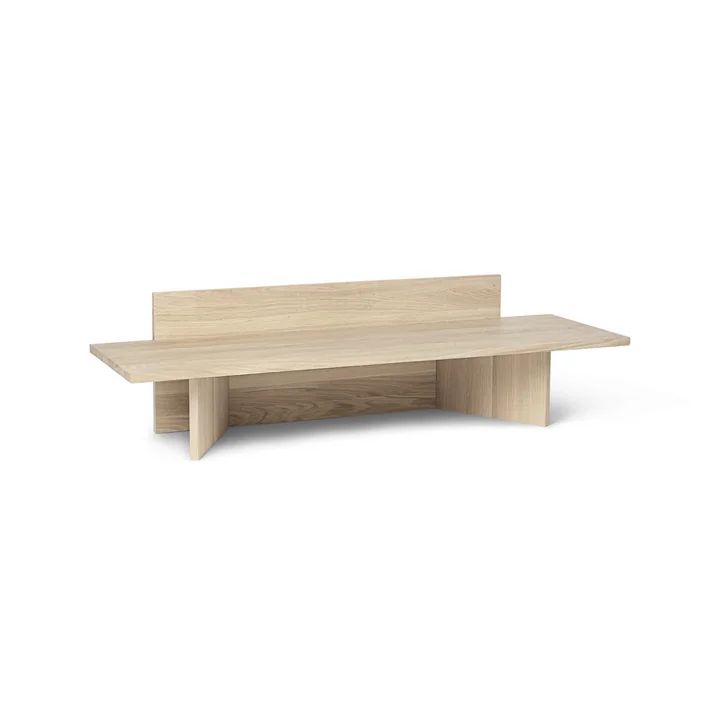 Oblique Bench by Ferm Living in oak