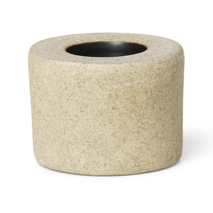 Bon Accessoires Toothbrush holder from Ferm Living in beige / black