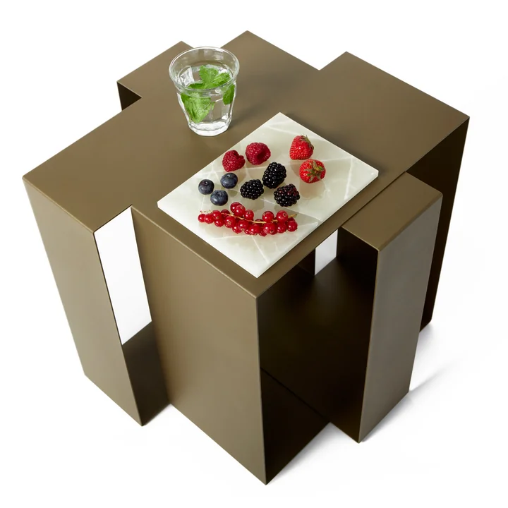 Shifted Square Side table from Frederik Roijé