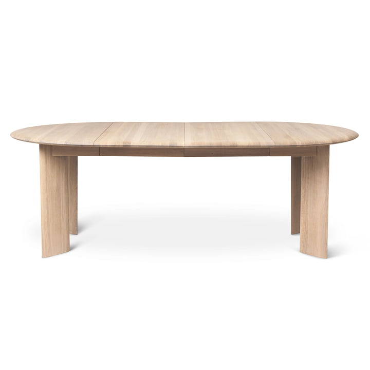 Bevel Extending table from ferm Living in oak white oiled