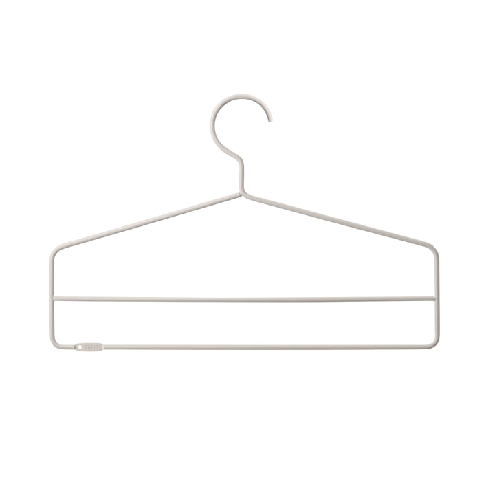Coat hanger from String in beige (set of 4)