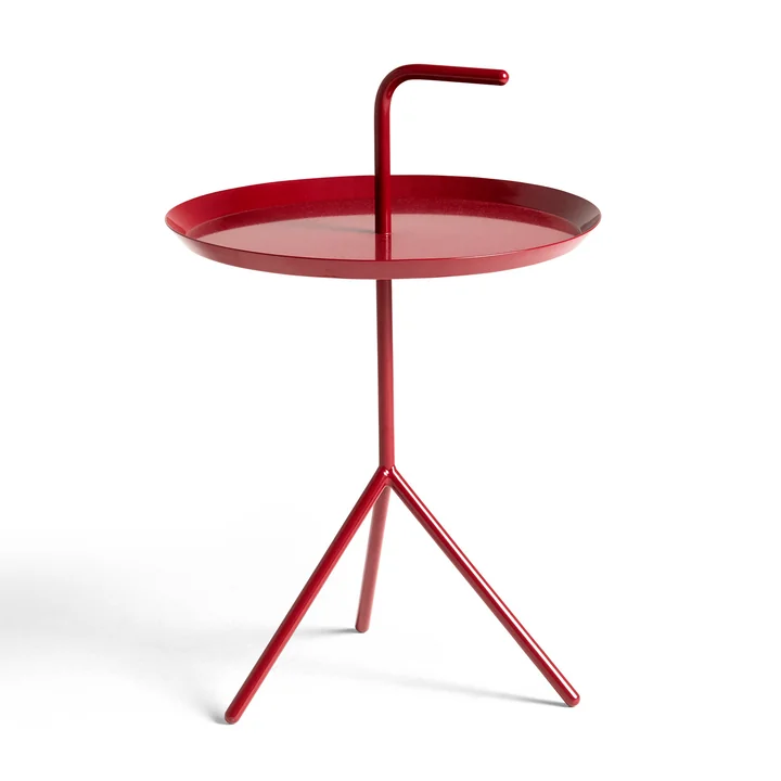 DLM side table from HAY in cherry red glossy