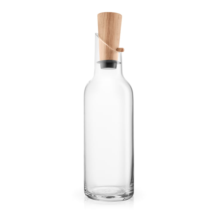 Glass carafe with wooden stopper 1 l from Eva Solo in oak / clear