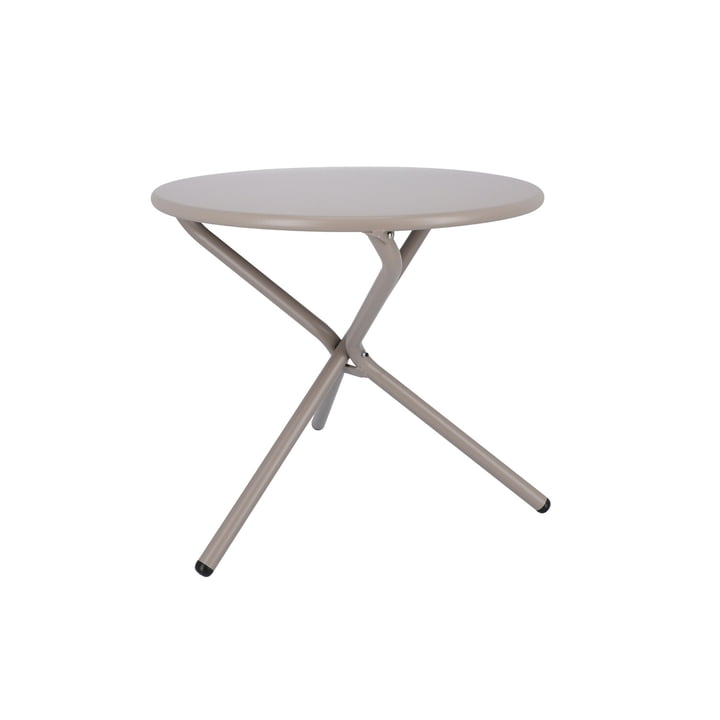 Tris side table Ø 53 cm from Fiam in taupe