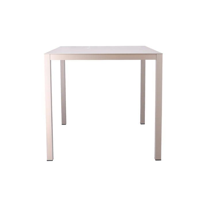 Aria Table 80 x 80 cm from Fiam in taupe