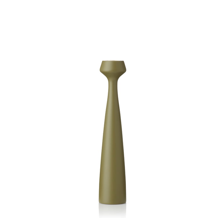 Blossom Candlestick, lily / olive green from applicata