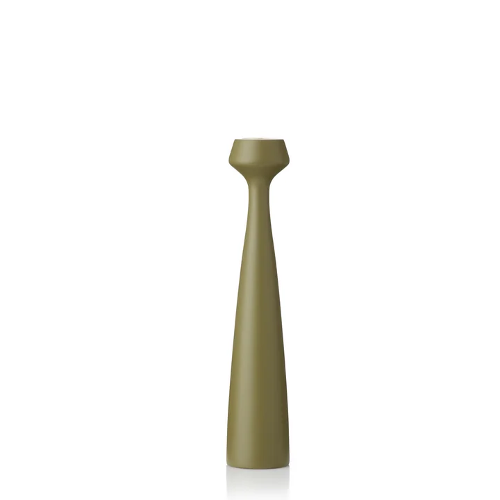 Blossom Candle holder, lily / olive green by applicata