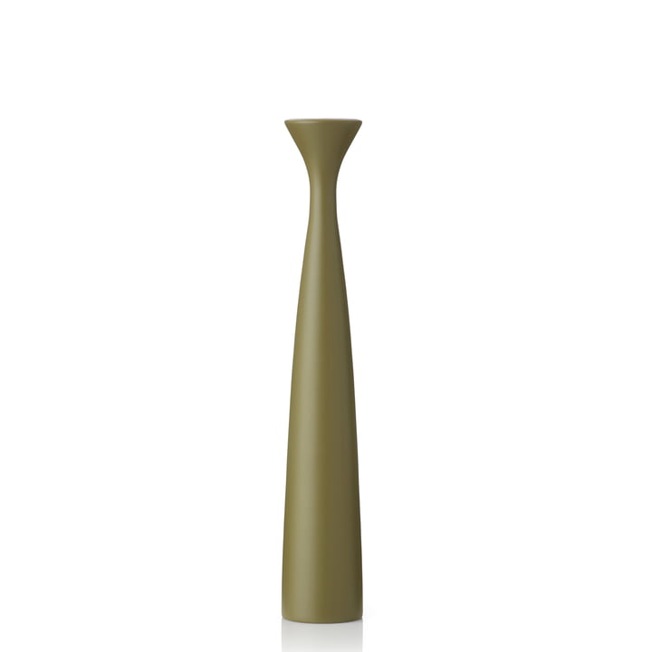 Blossom Candlestick, rose / olive green from applicata