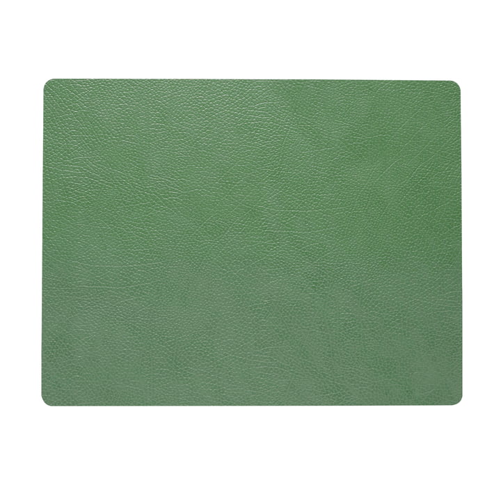 Placemat Square L 35 x 45 cm, Hippo forest green from LindDNA