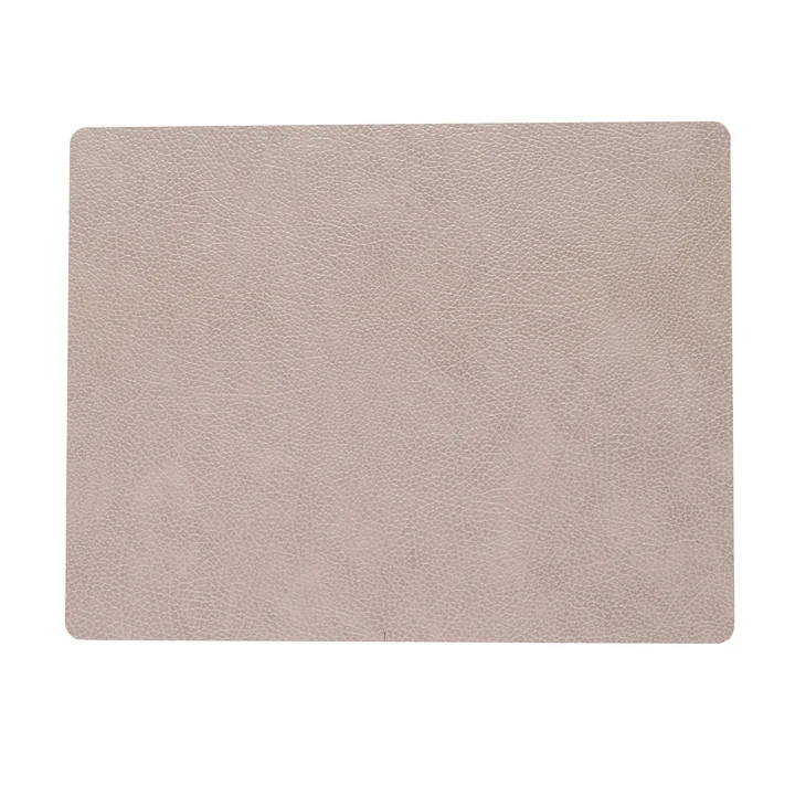 Placemat Square L 35 x 45 cm, Hippo warm grey from Lind DNA