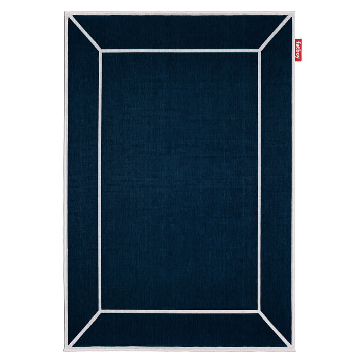 Carpretty Grand Frame outdoor carpet 200 x 290 cm from Fatboy in blue