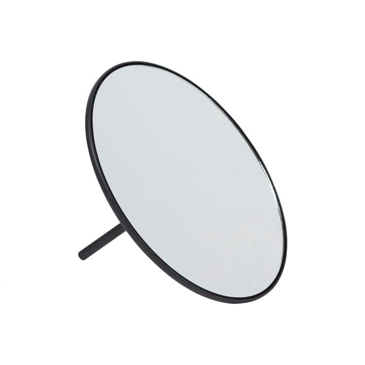 IO table mirror Ø 18 cm from Gejst in black