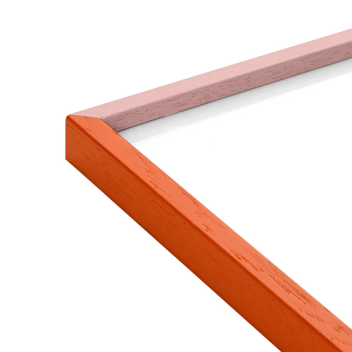 Picture frame, oak orange / pink from Paper Collective