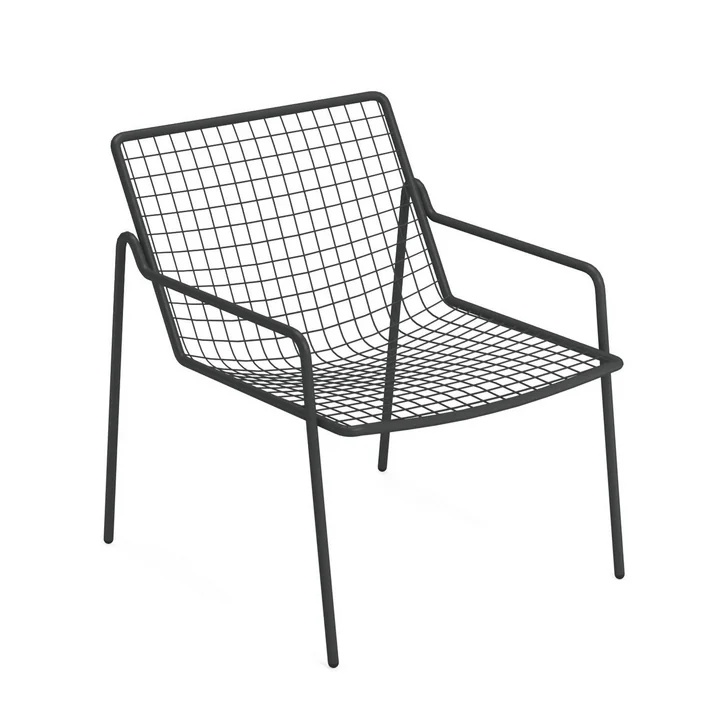 Rio R50 lounge chair, antique iron by Emu