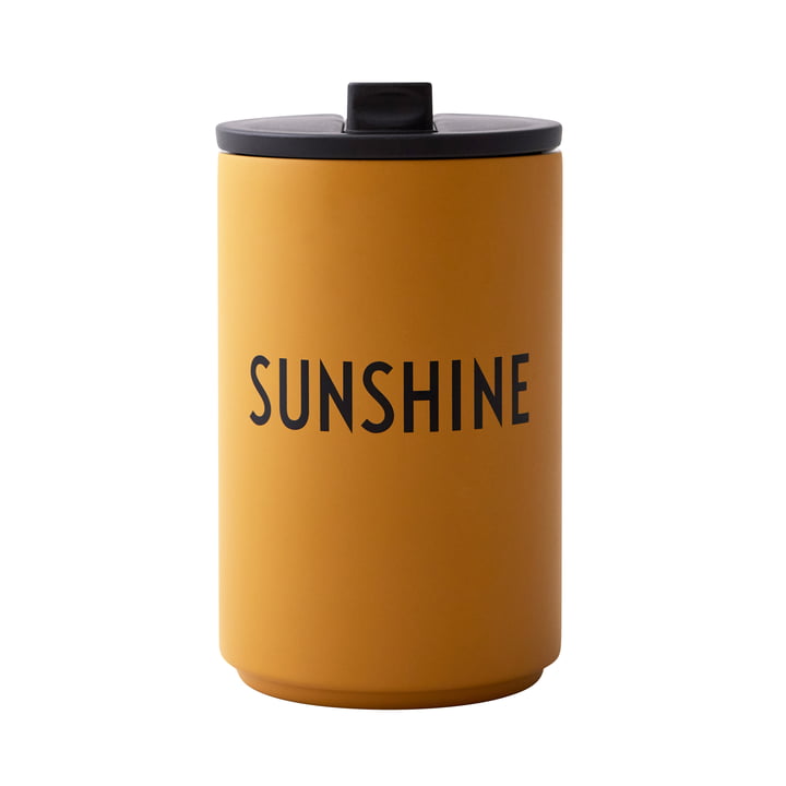 Thermo Cup 0.35 l Sunshine, mustard from Design Letters