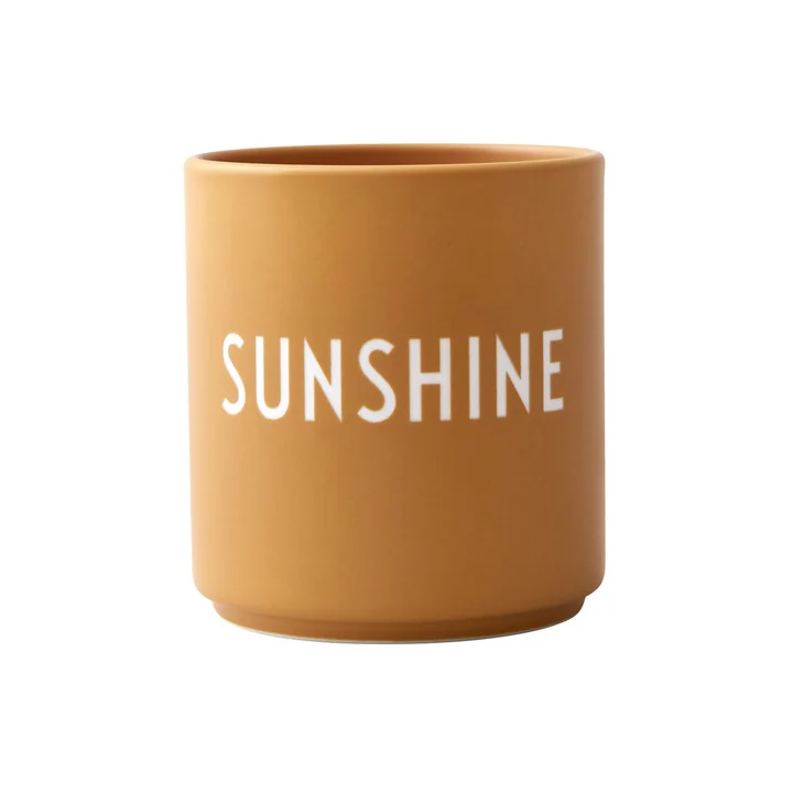 AJ Favourite Porcelain mug, Sunshine from Design Letters