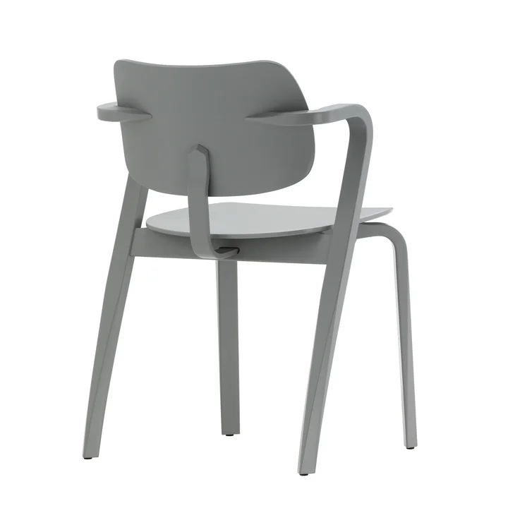 Aslak Chair, painted gray by Artek