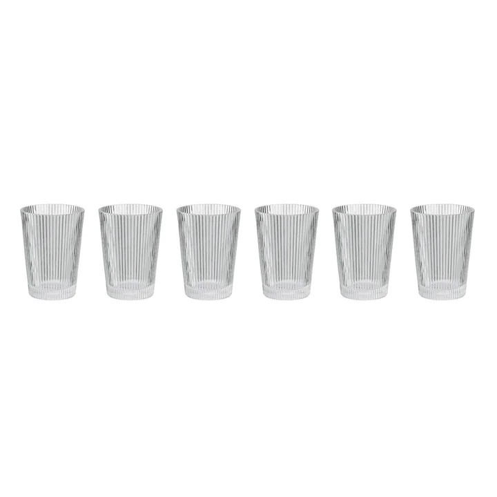 Pilastro Drinking glass (set of 6) from Stelton