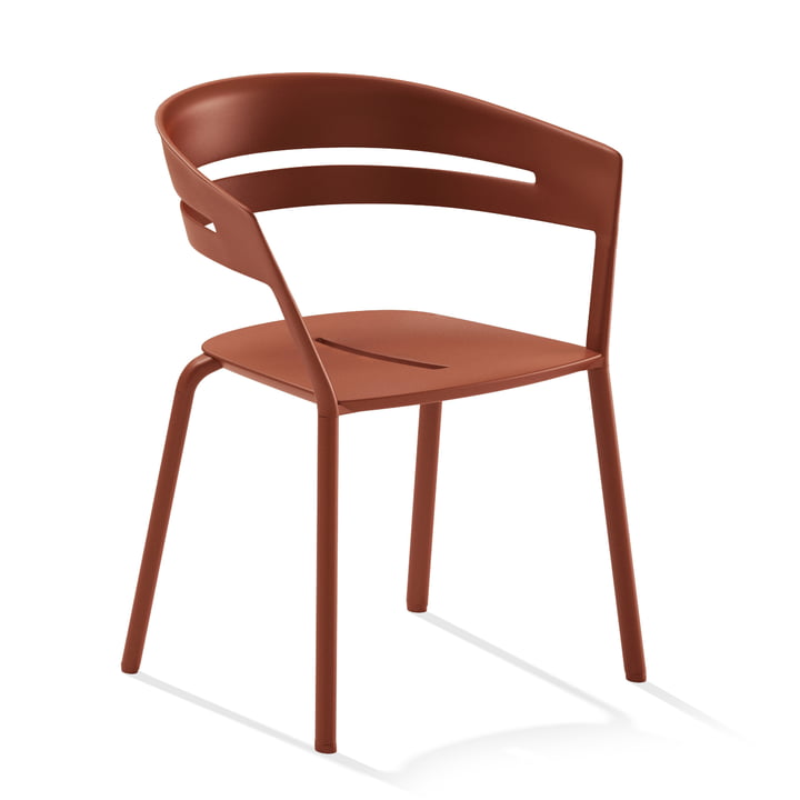 Ria Armchair from Fast in terracotta