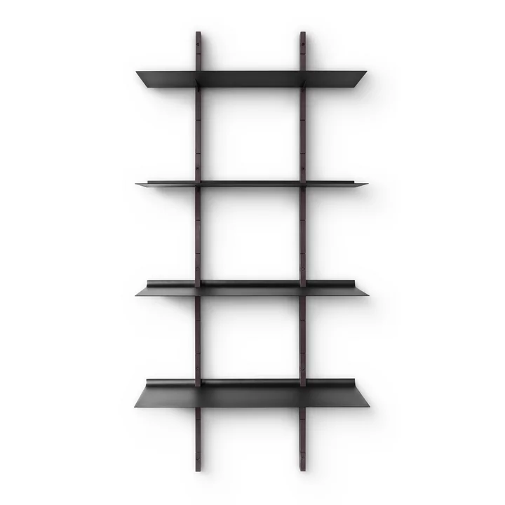 Smile shelving system set large from Eva Solo smoked oak / black