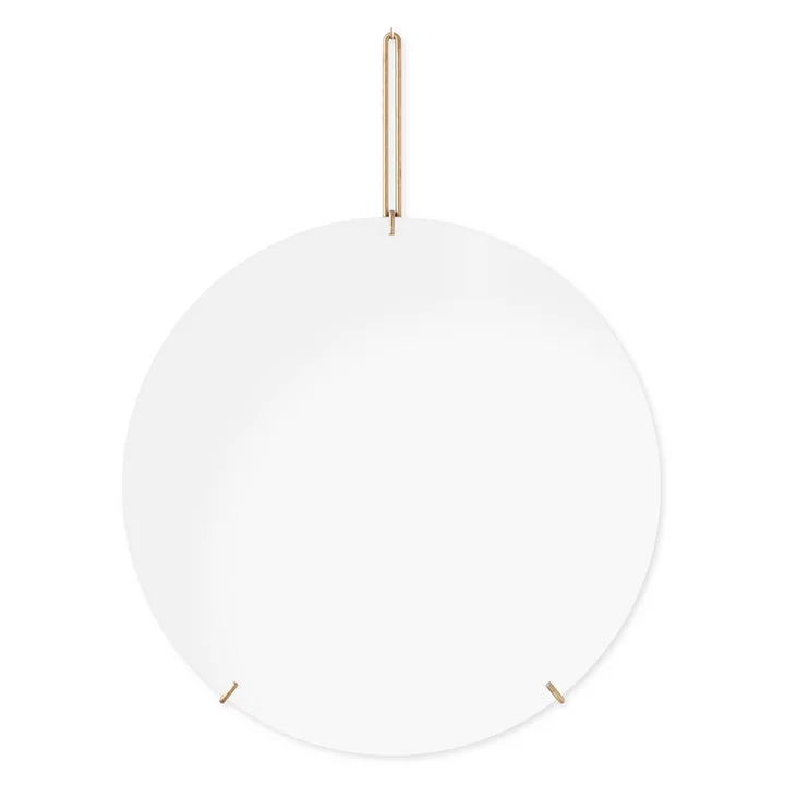 Wall mirror Ø 70 cm from Moebe in brass