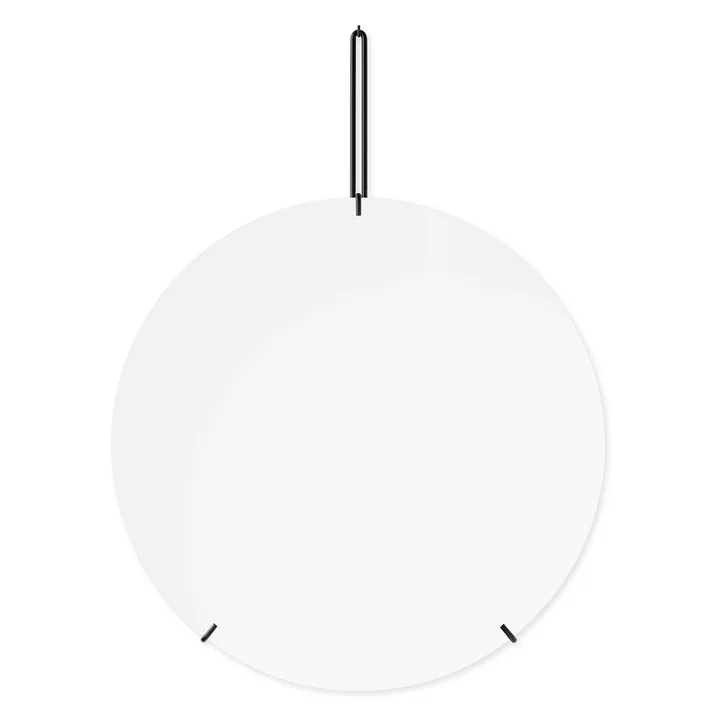 Wall mirror Ø 70 cm from Moebe in black