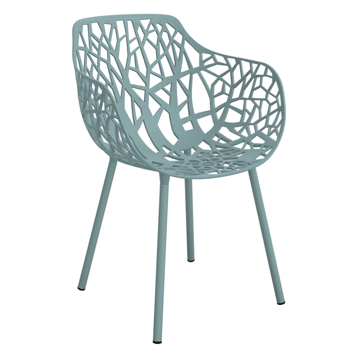 Forest Armchair (Outdoor) by Fast in light blue