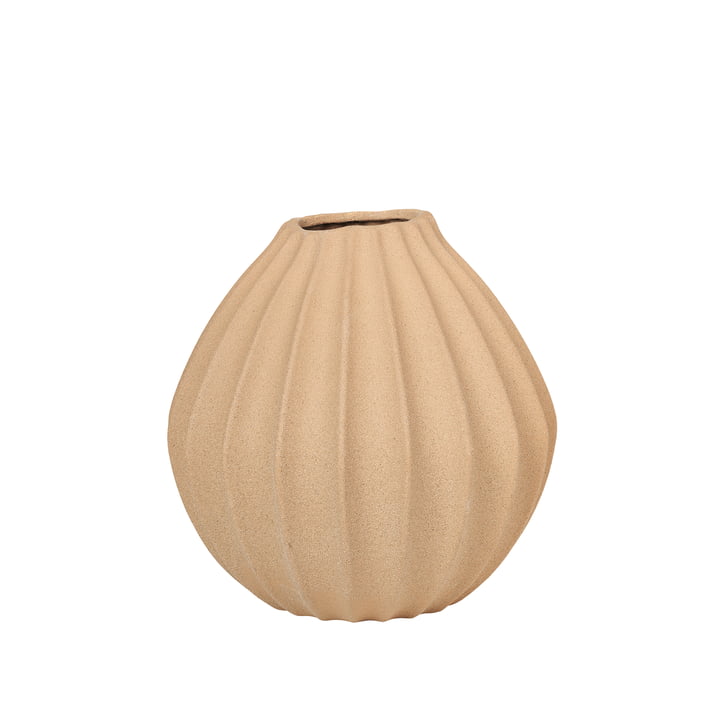 Wide Vase, Ø 30 x H 30 cm, indian tan from Broste Copenhagen