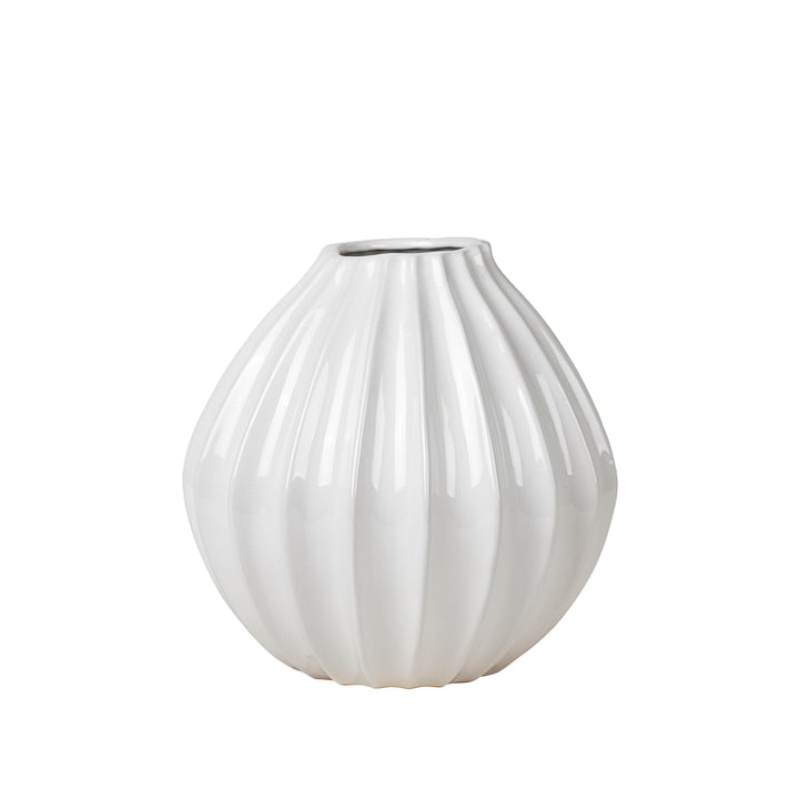 Wide Vase, Ø 30 x H 30 cm, ivory from Broste Copenhagen