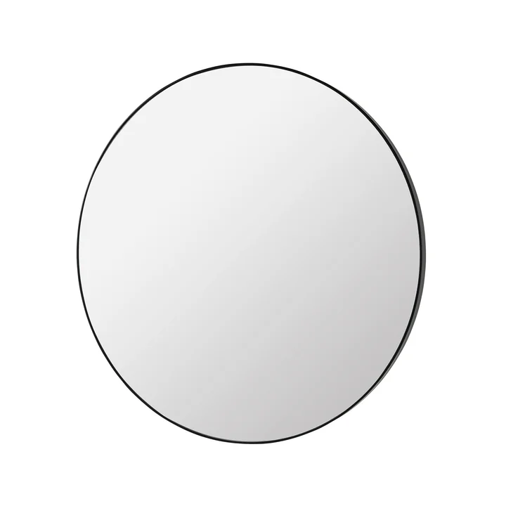 Complete Mirror Ø 80 cm, black from Broste Copenhagen