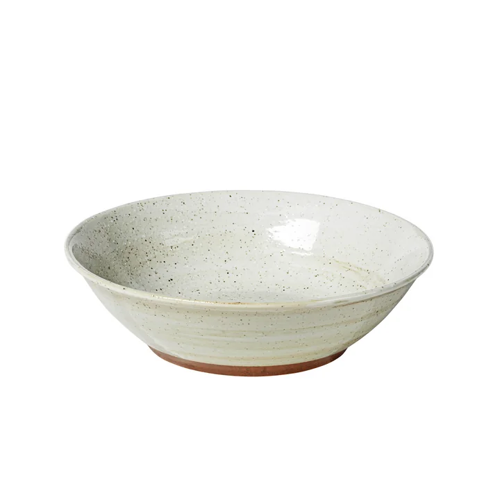 Grød Bowl, Ø 17 x H 5 cm, sand from Broste Copenhagen